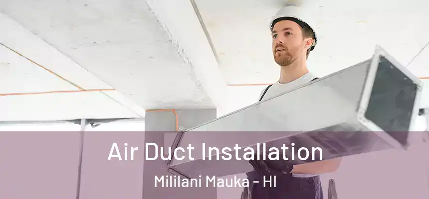 Air Duct Installation Mililani Mauka - HI