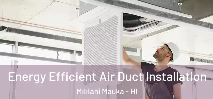  Energy Efficient Air Duct Installation Mililani Mauka - HI