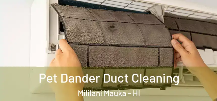 Pet Dander Duct Cleaning Mililani Mauka - HI