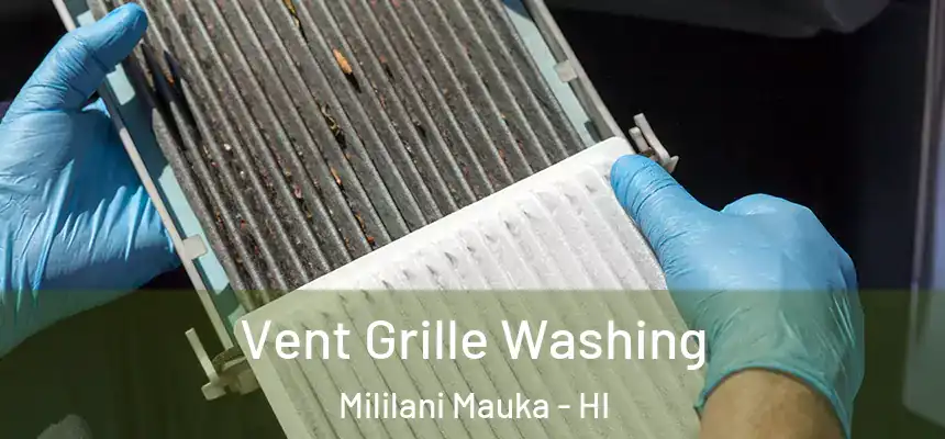  Vent Grille Washing Mililani Mauka - HI